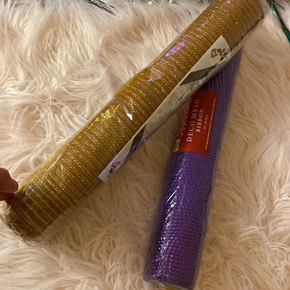 CHRISTMAS DECO MESH Ribbon